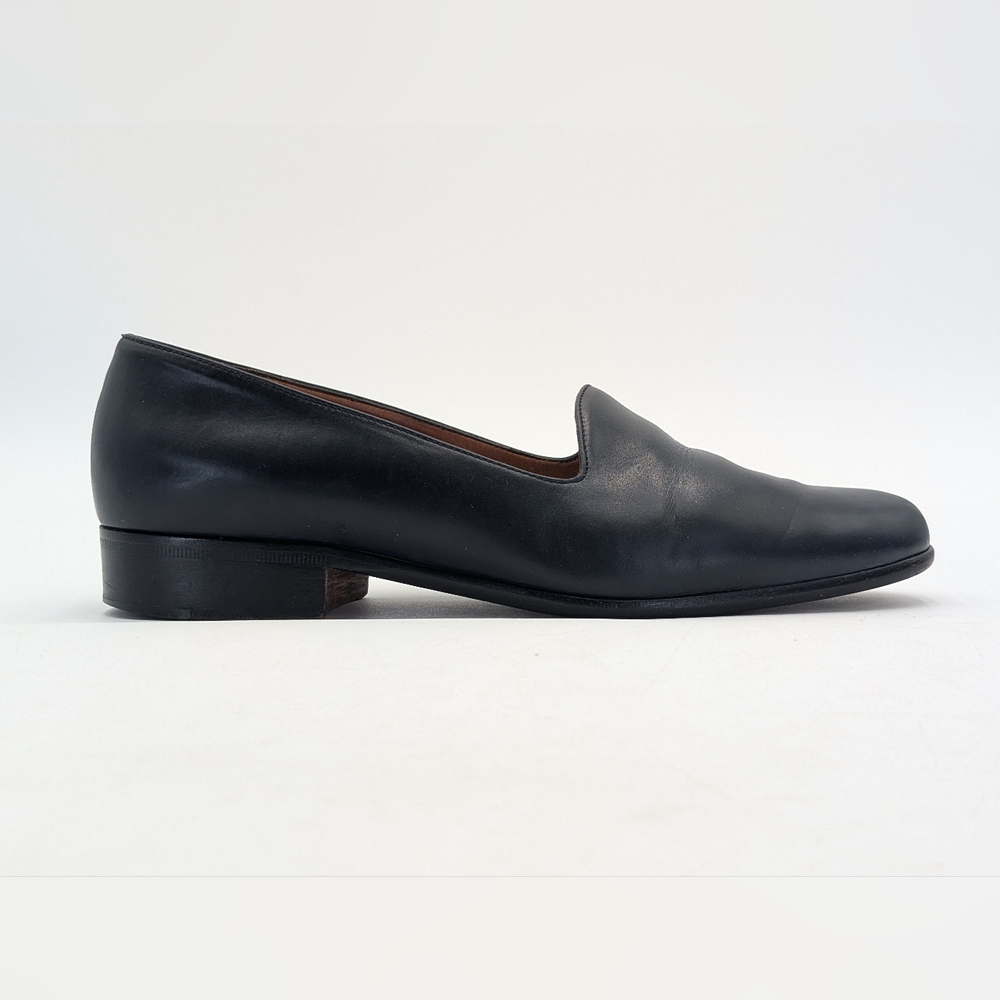 COACH Made In Italy Women's Size 6M Classic Navy Genuine Smooth Leather Loafers - Picture 9 of 17